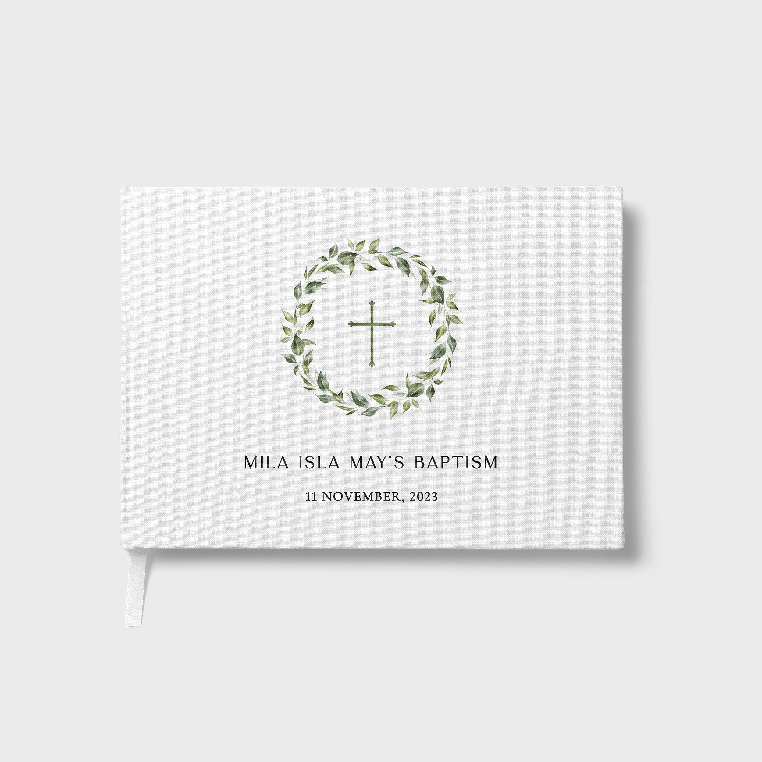 Wreath | Baptism Guest Book