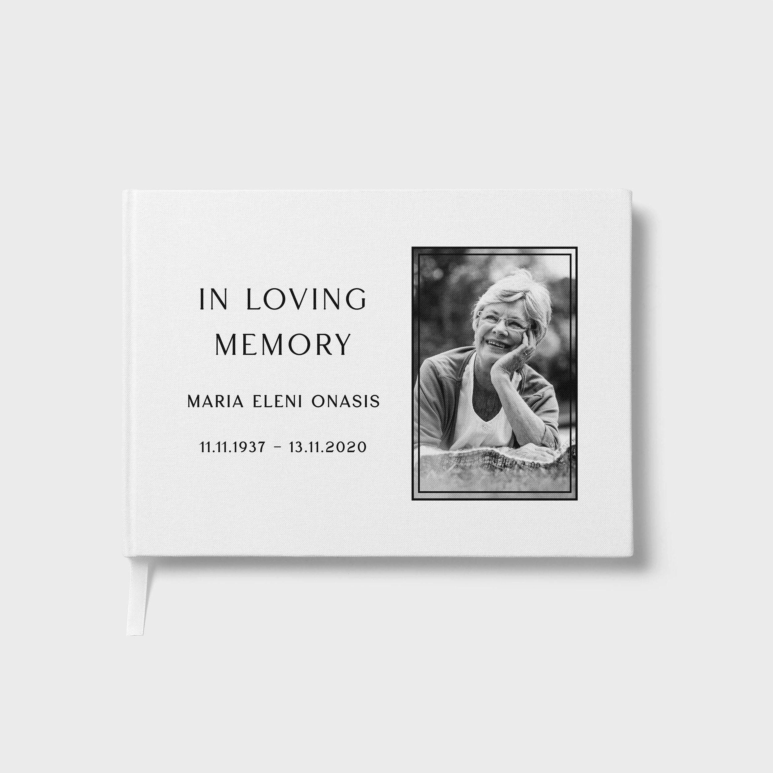 Loving Portrait | Funeral Guest Book