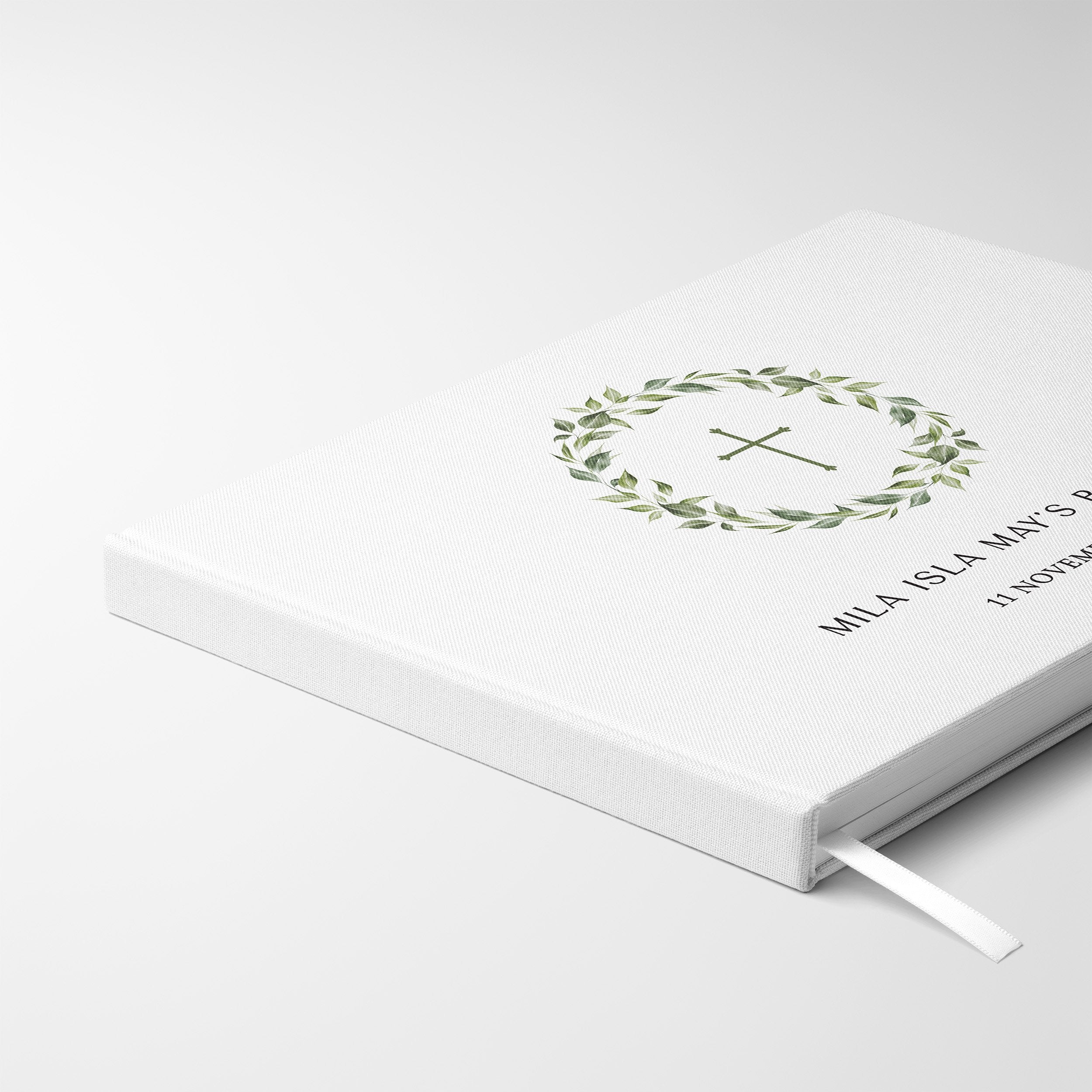 Wreath | Baptism Guest Book