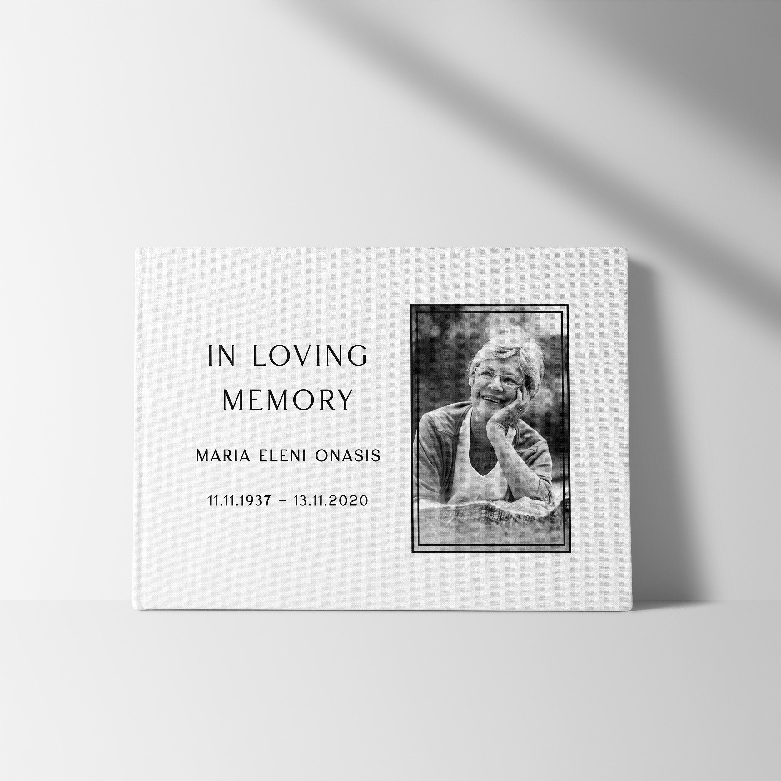 Loving Portrait | Funeral Guest Book