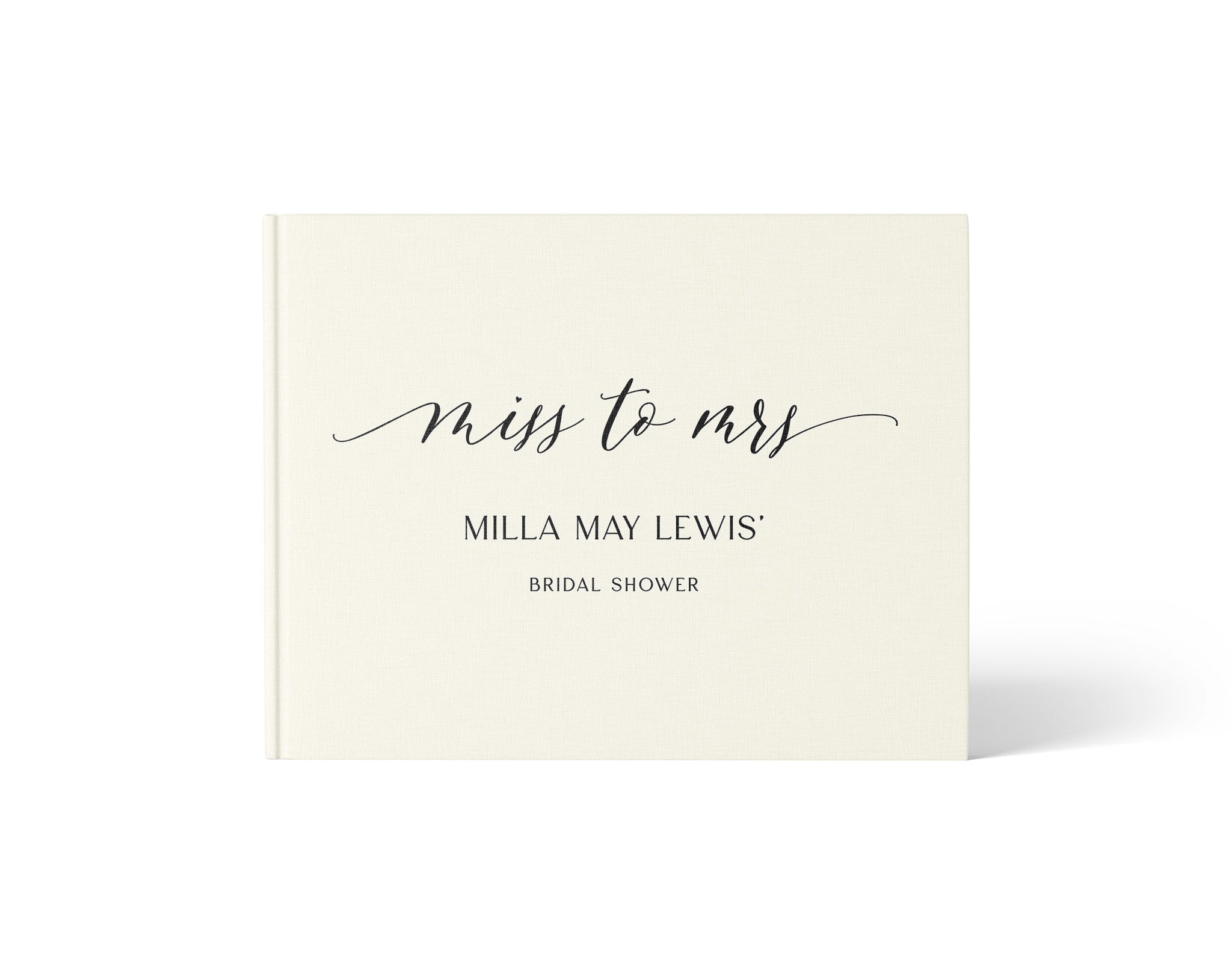 Miss to Mrs | Bridal Shower Guest Book