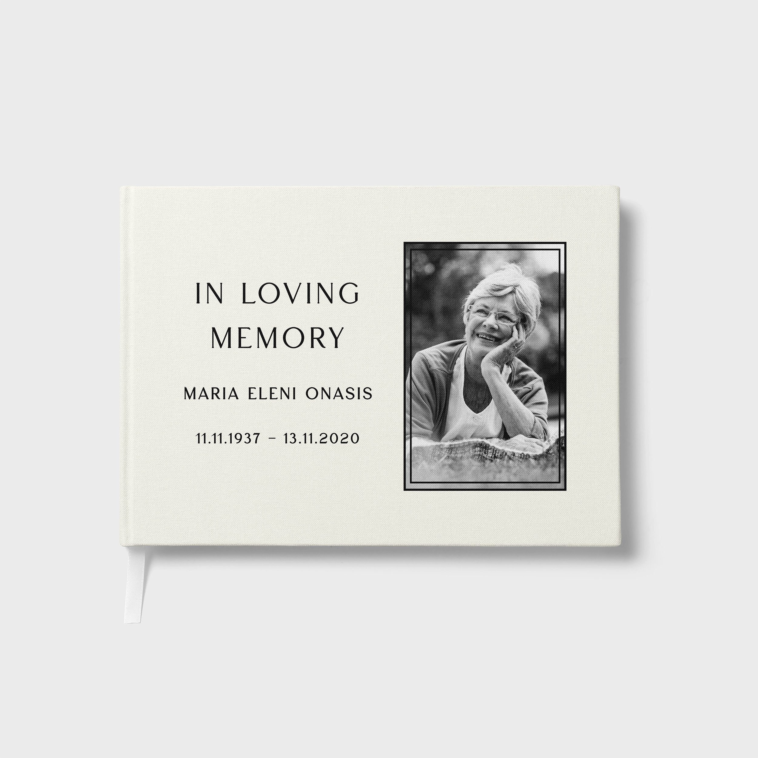 Loving Portrait | Funeral Guest Book