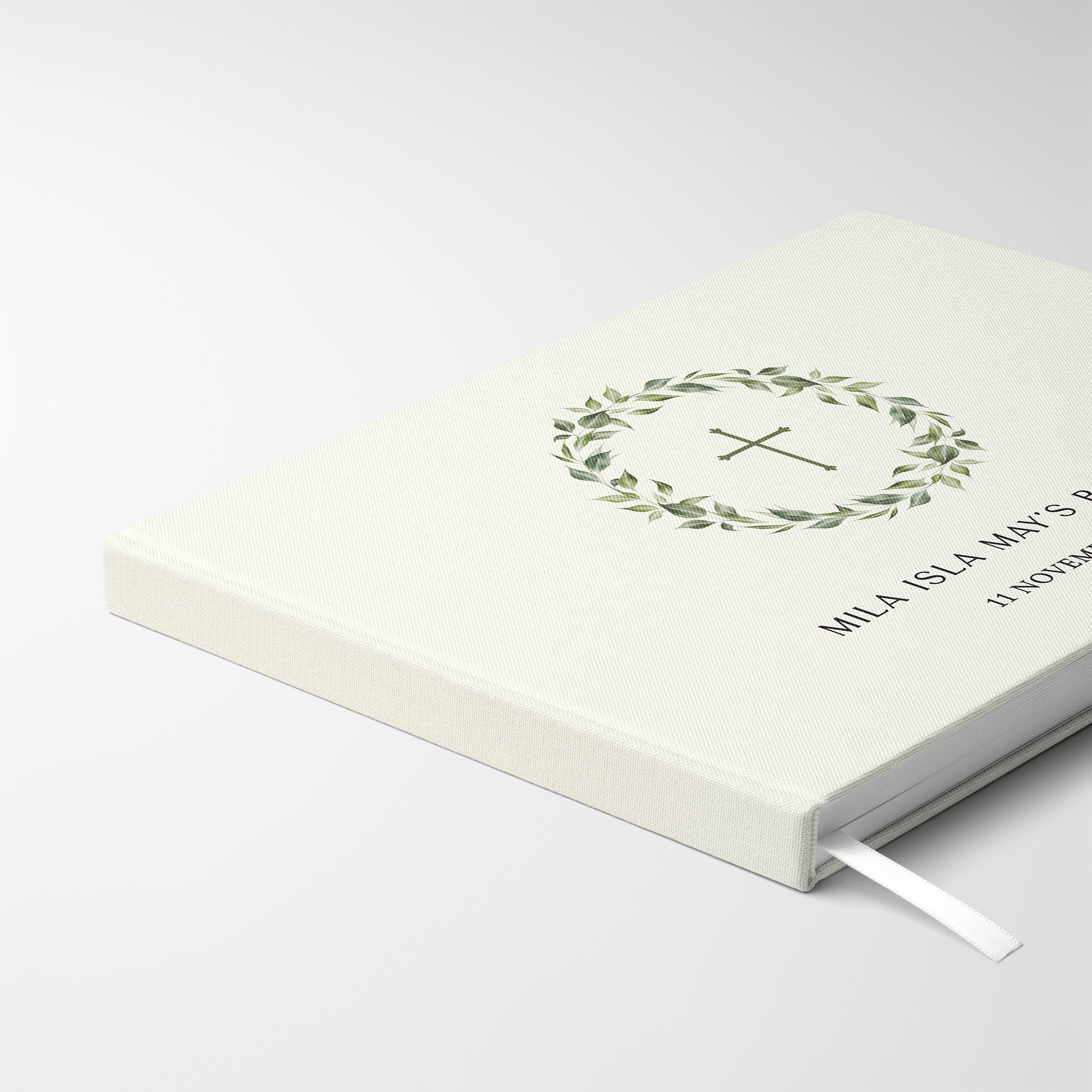 Wreath | Baptism Guest Book