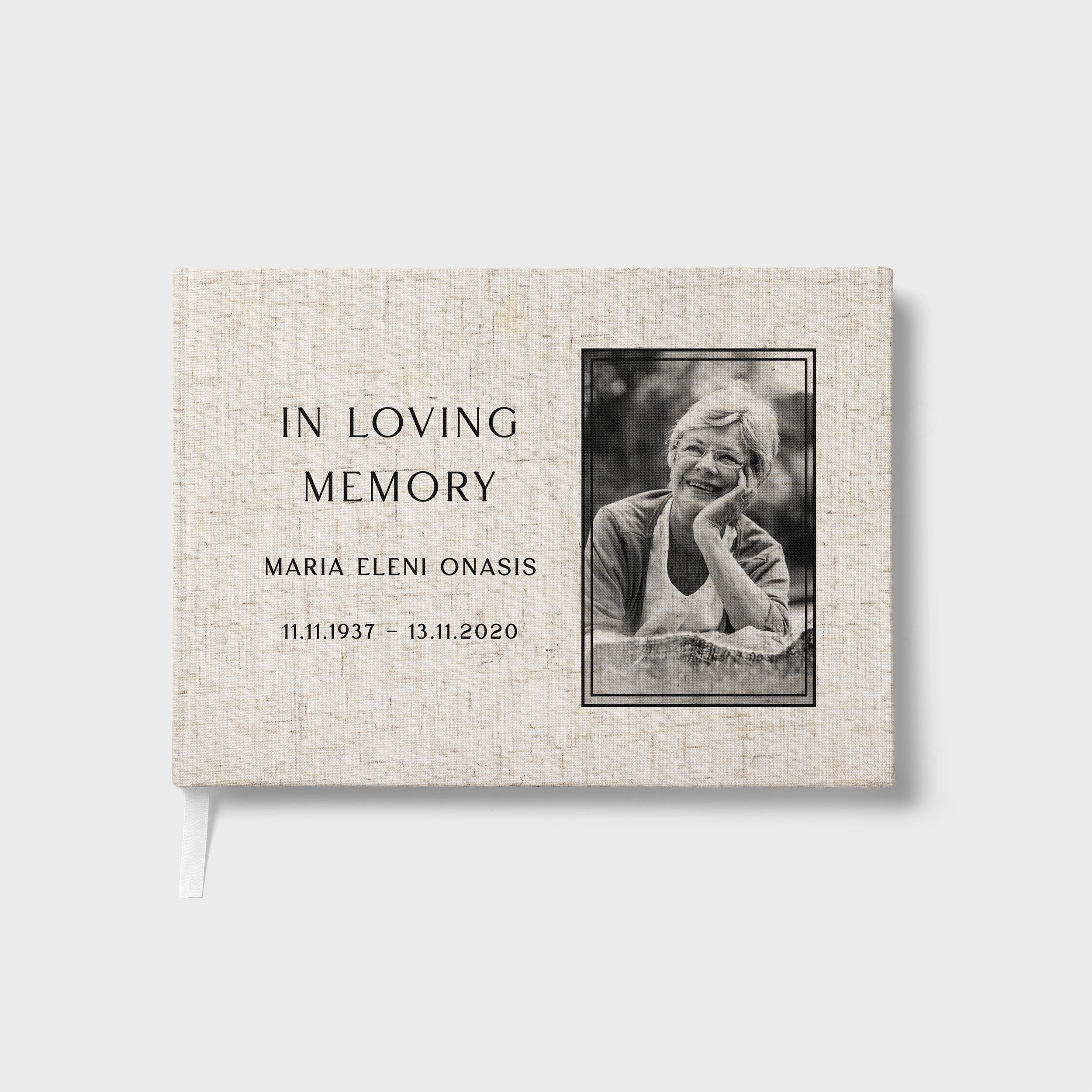 Loving Portrait | Funeral Guest Book