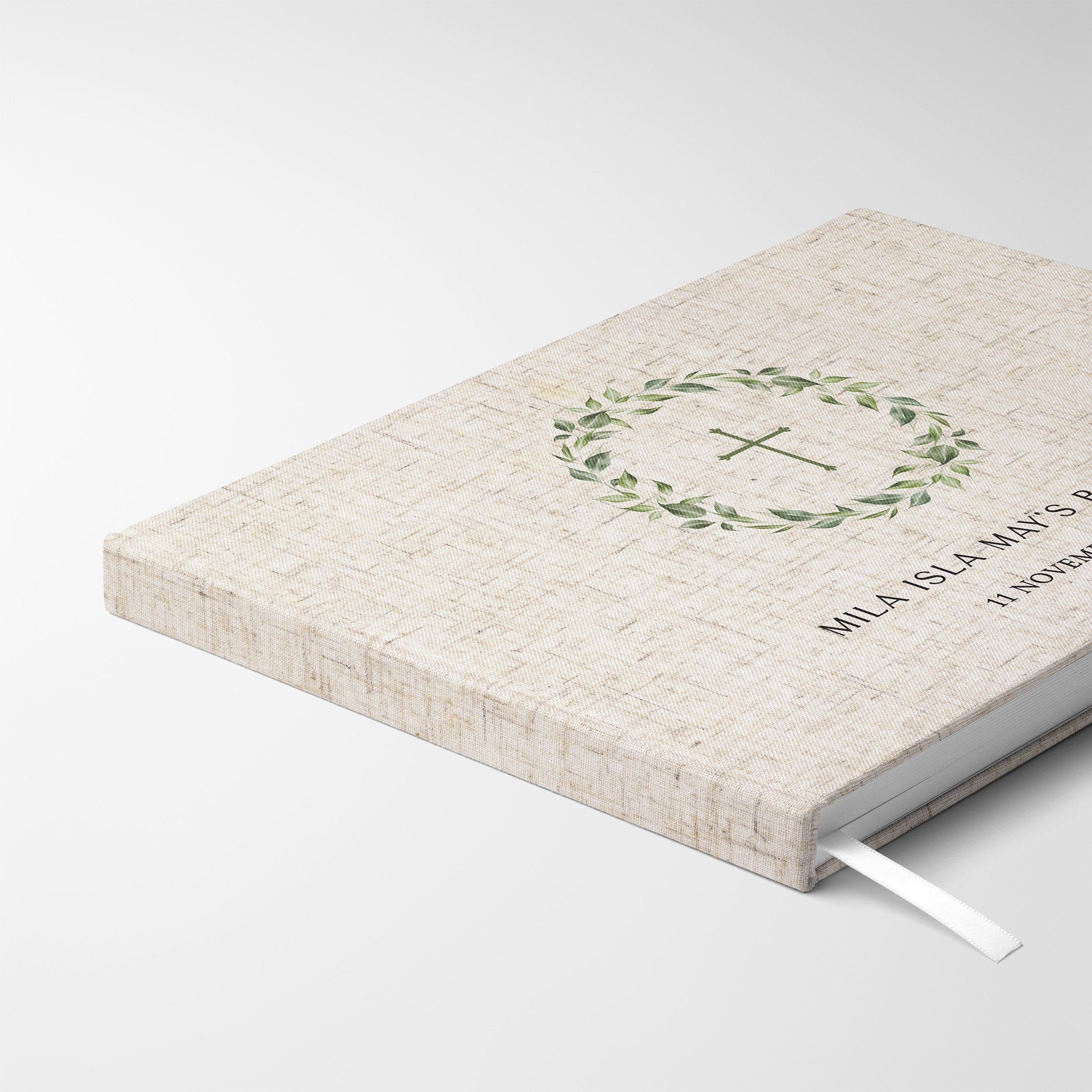 Wreath | Baptism Guest Book