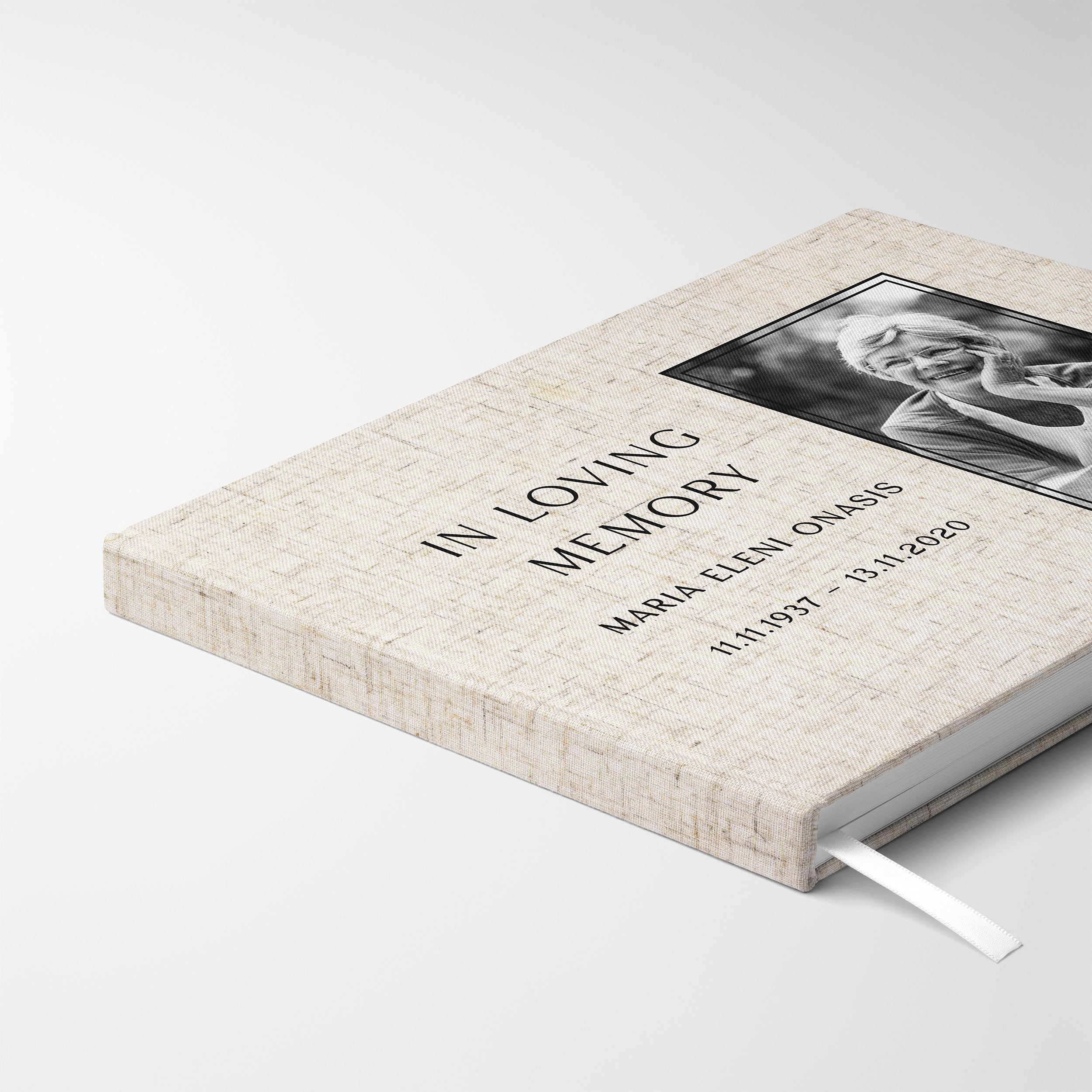 Loving Portrait | Funeral Guest Book