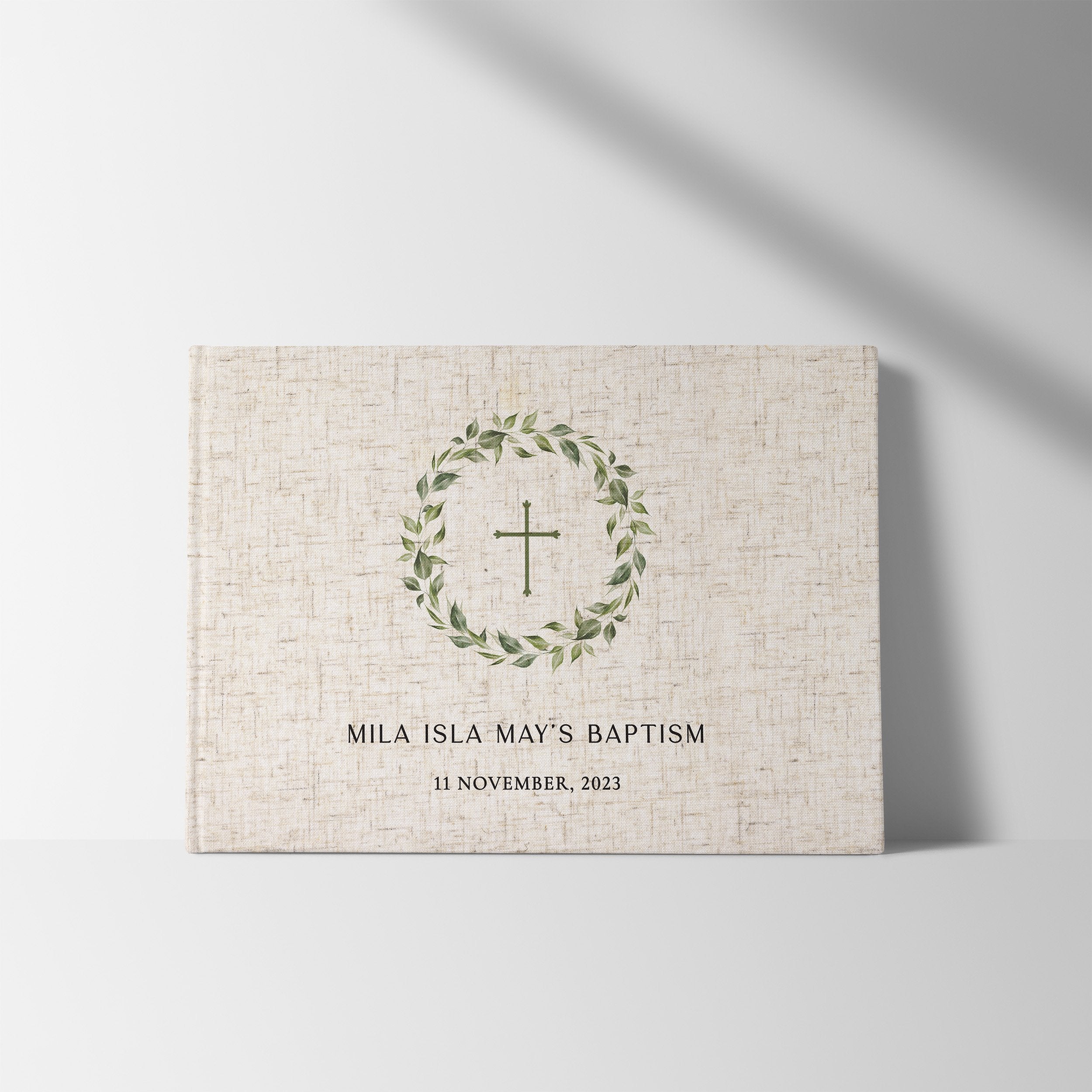 Wreath | Baptism Guest Book