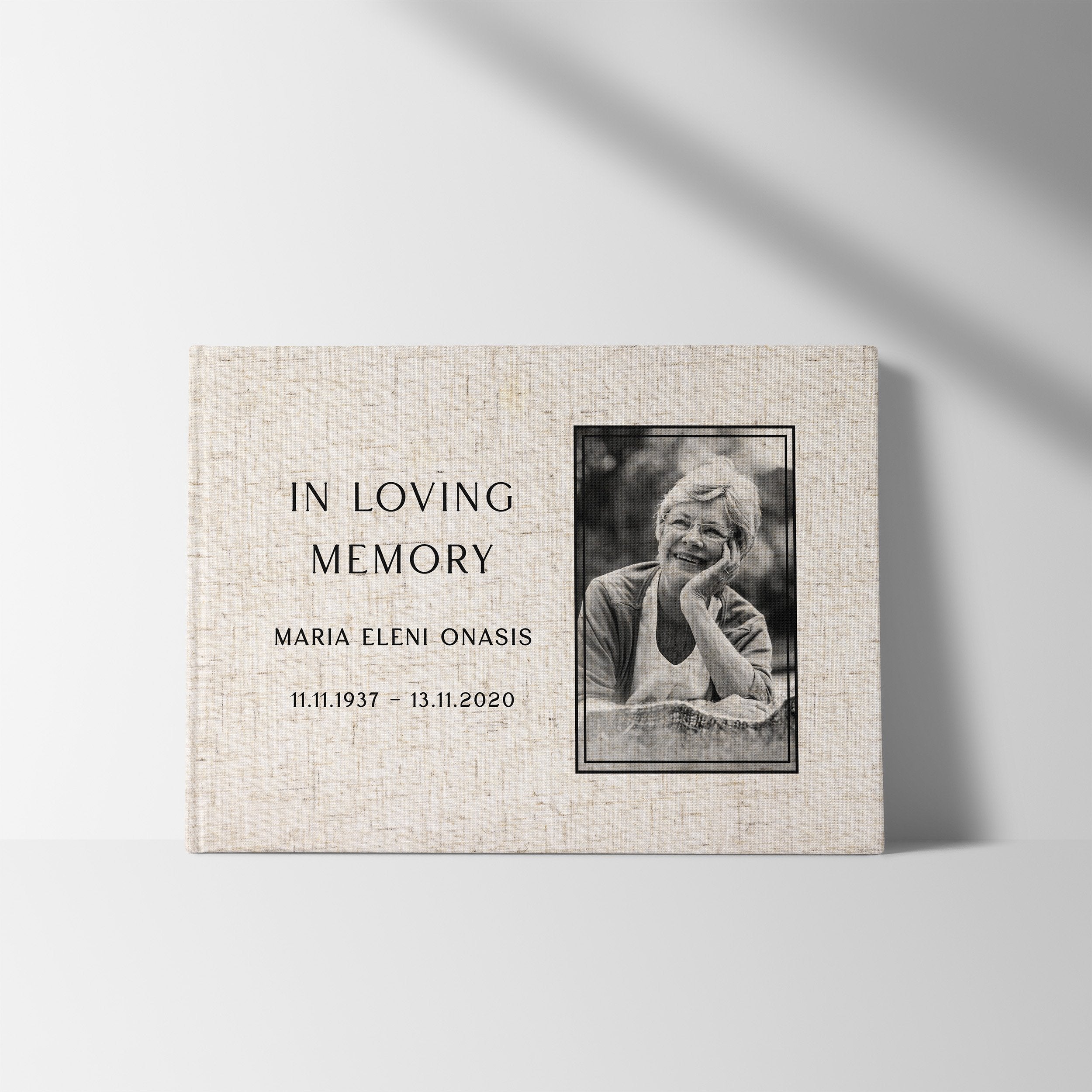Loving Portrait | Funeral Guest Book