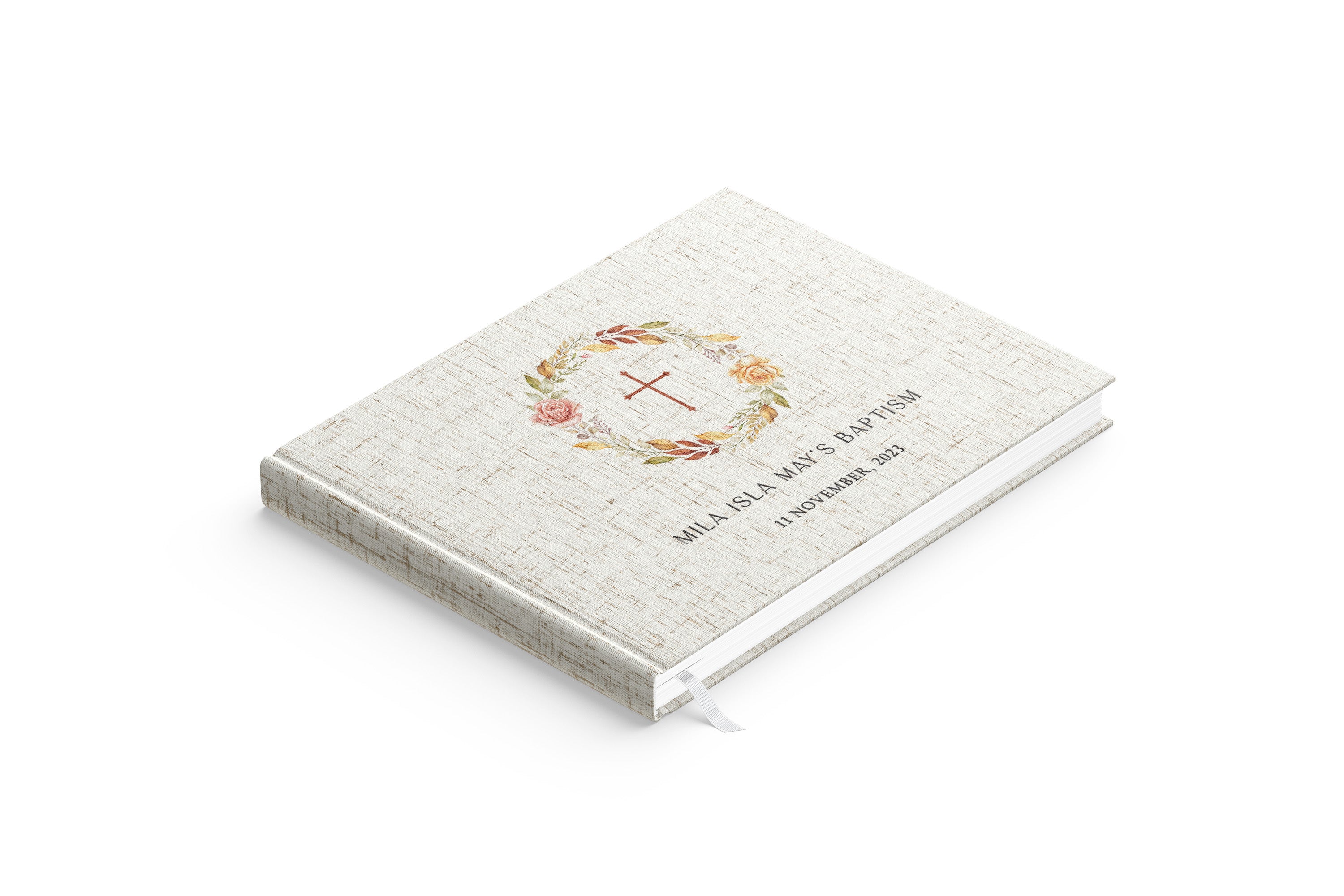 Autumn | Baptism Guest Book