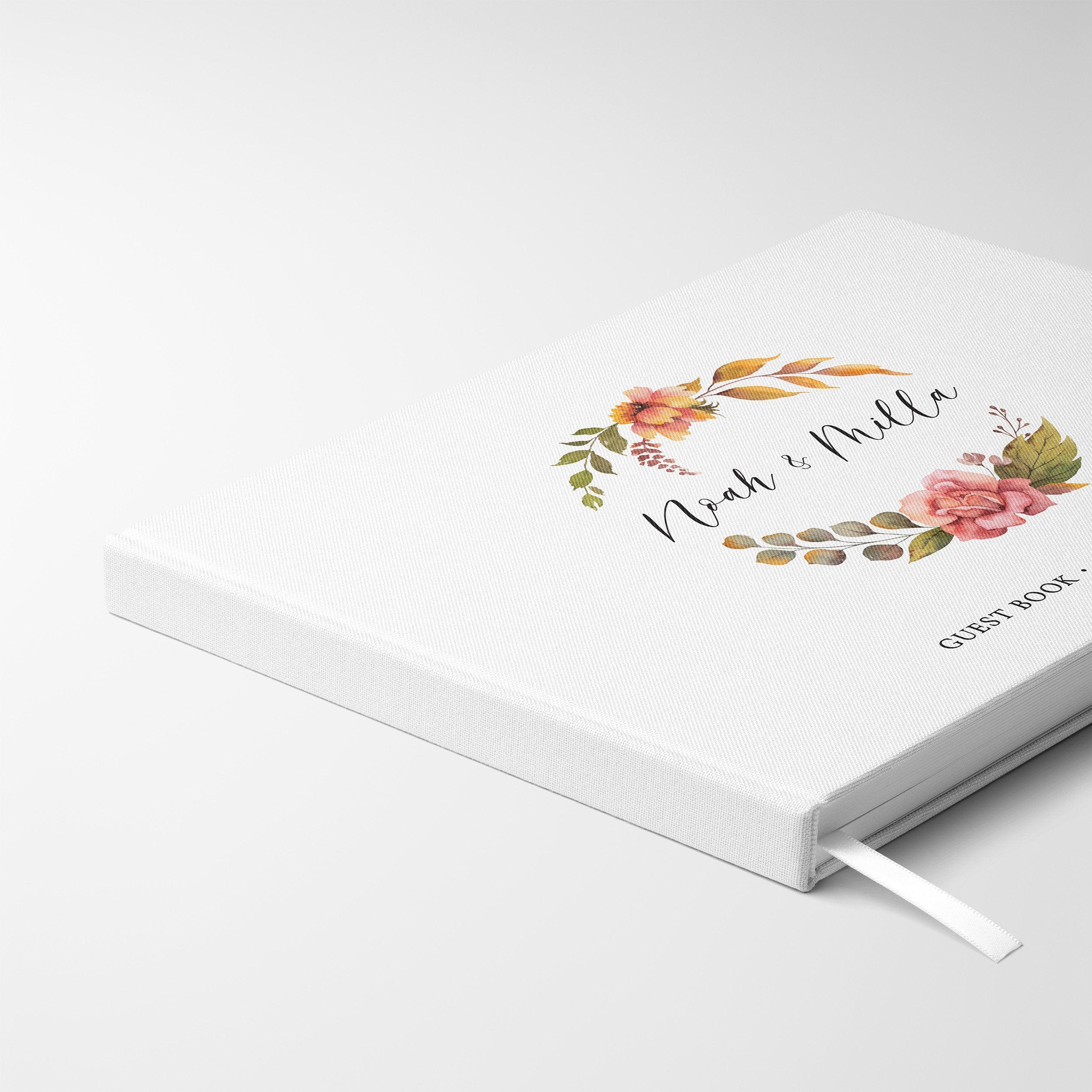 Autumn Wreath | Wedding Guest Book