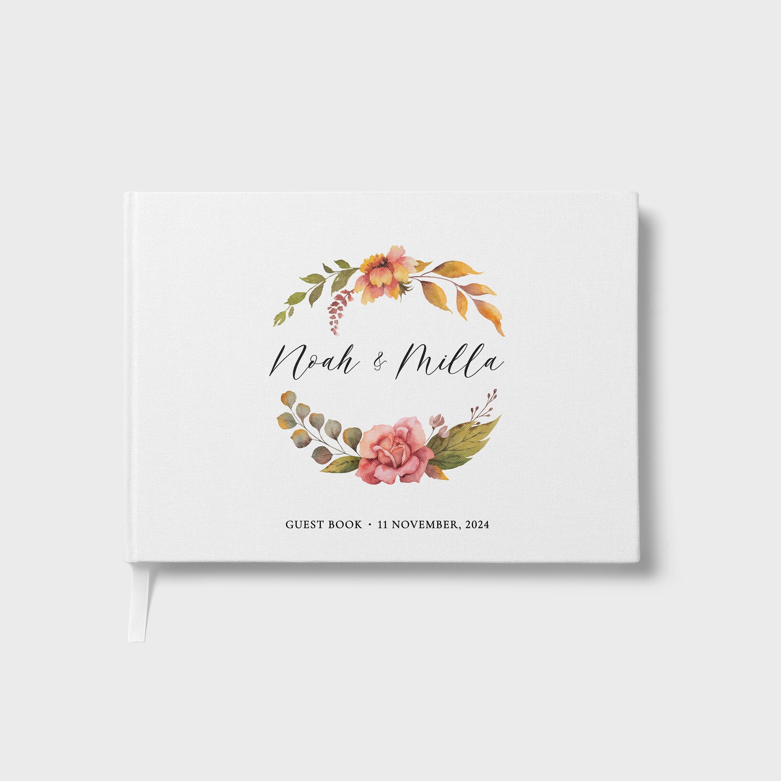 Autumn Wreath | Wedding Guest Book