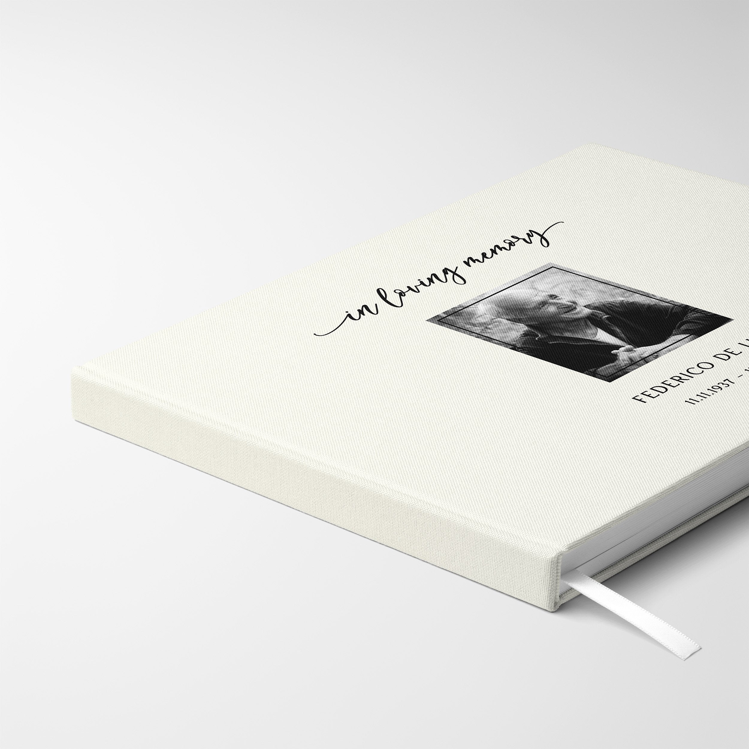 Cherished Portrait | Funeral Guest Book