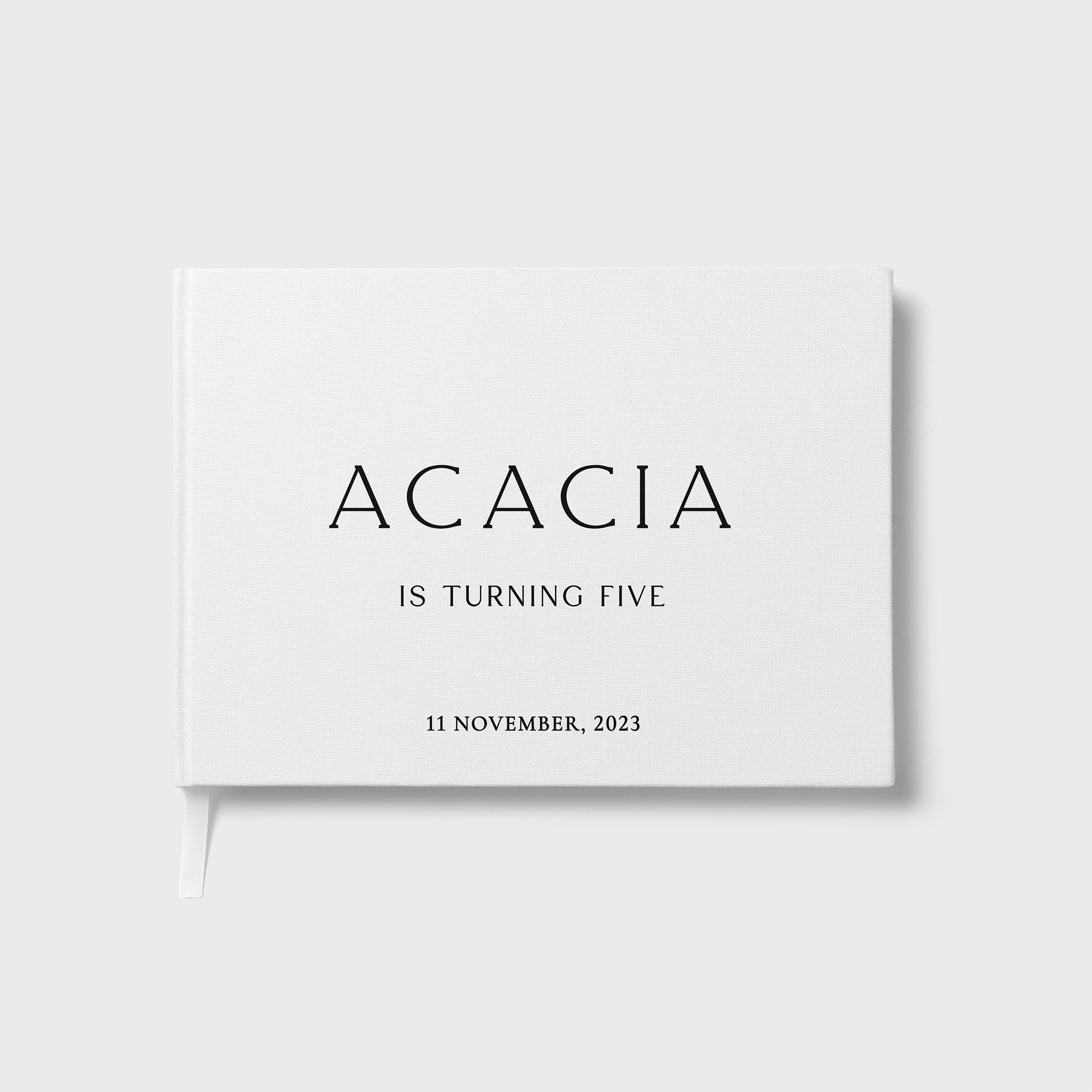 Modern Serif | Birthday Guest Book