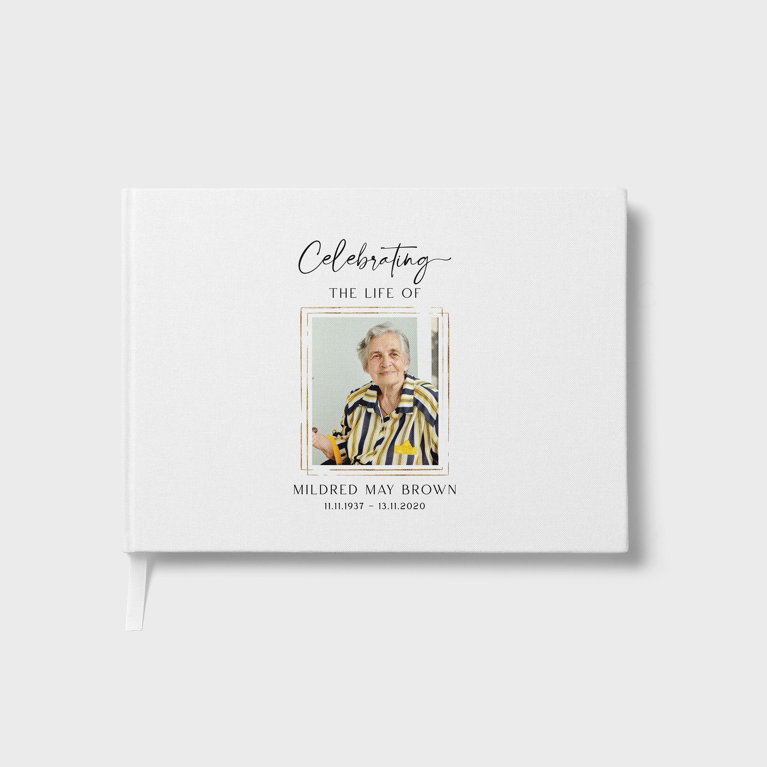 Timeless Tribute | Funeral Guest Book