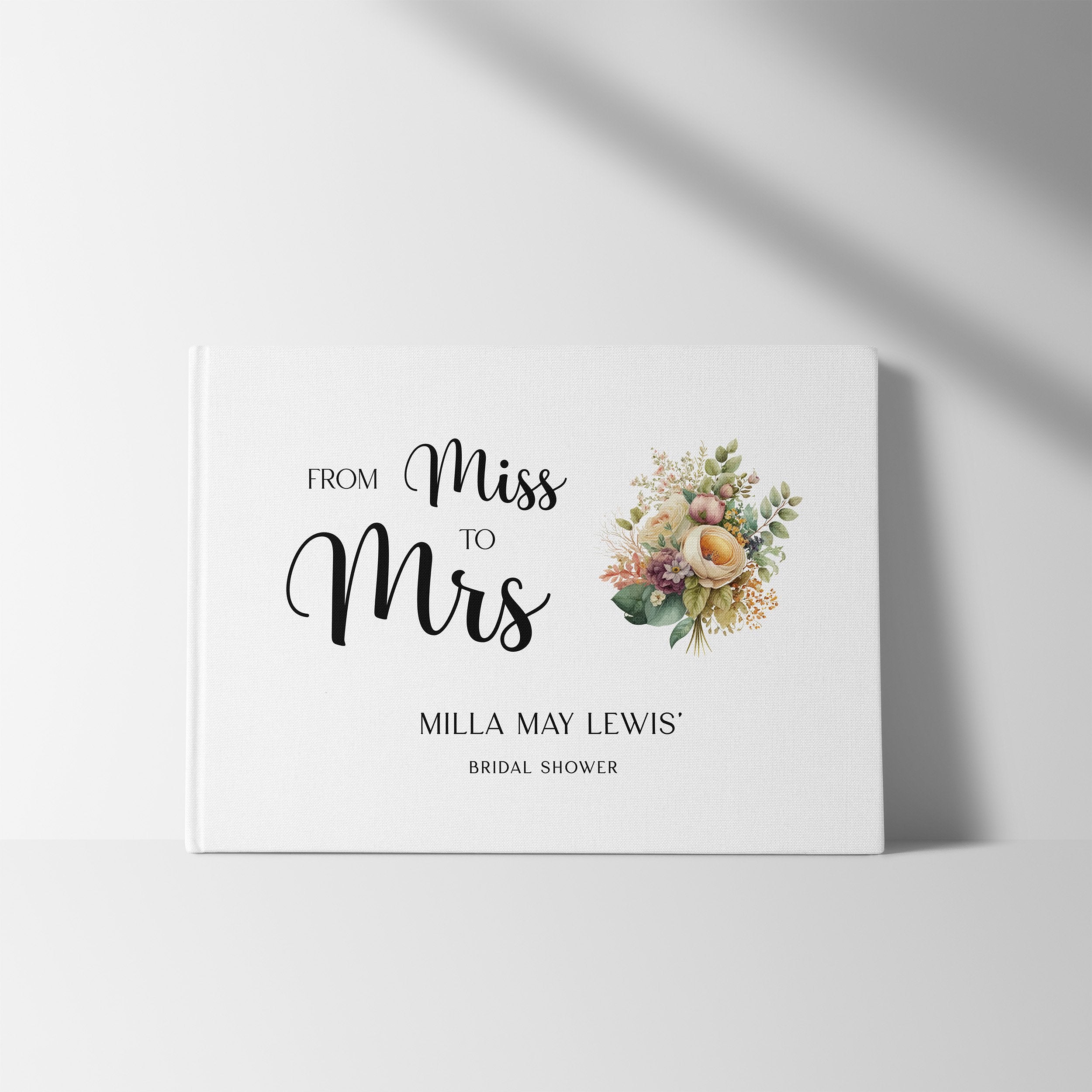 Miss to Mrs | Bridal Shower Guest Book
