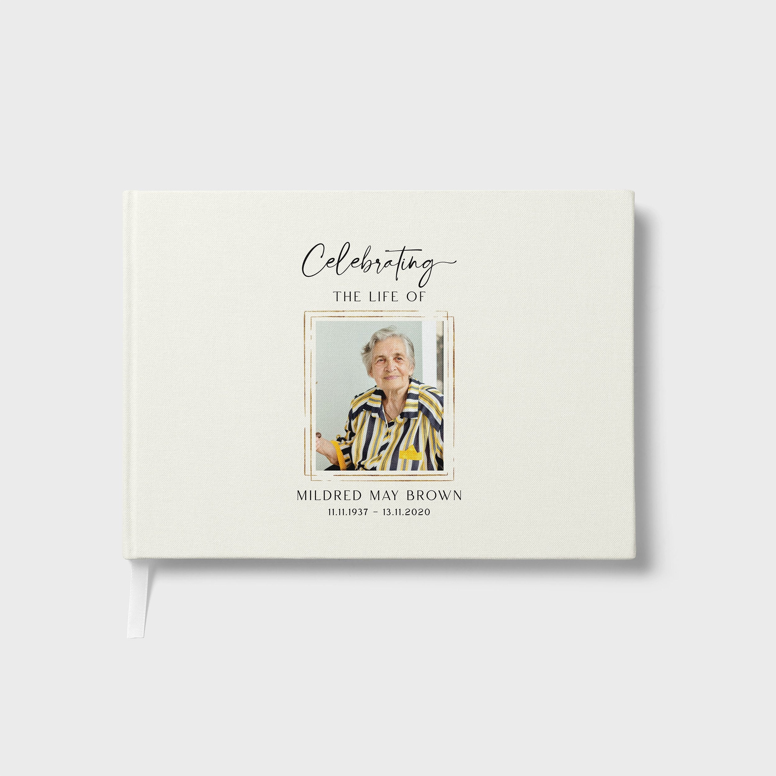 Timeless Tribute | Funeral Guest Book
