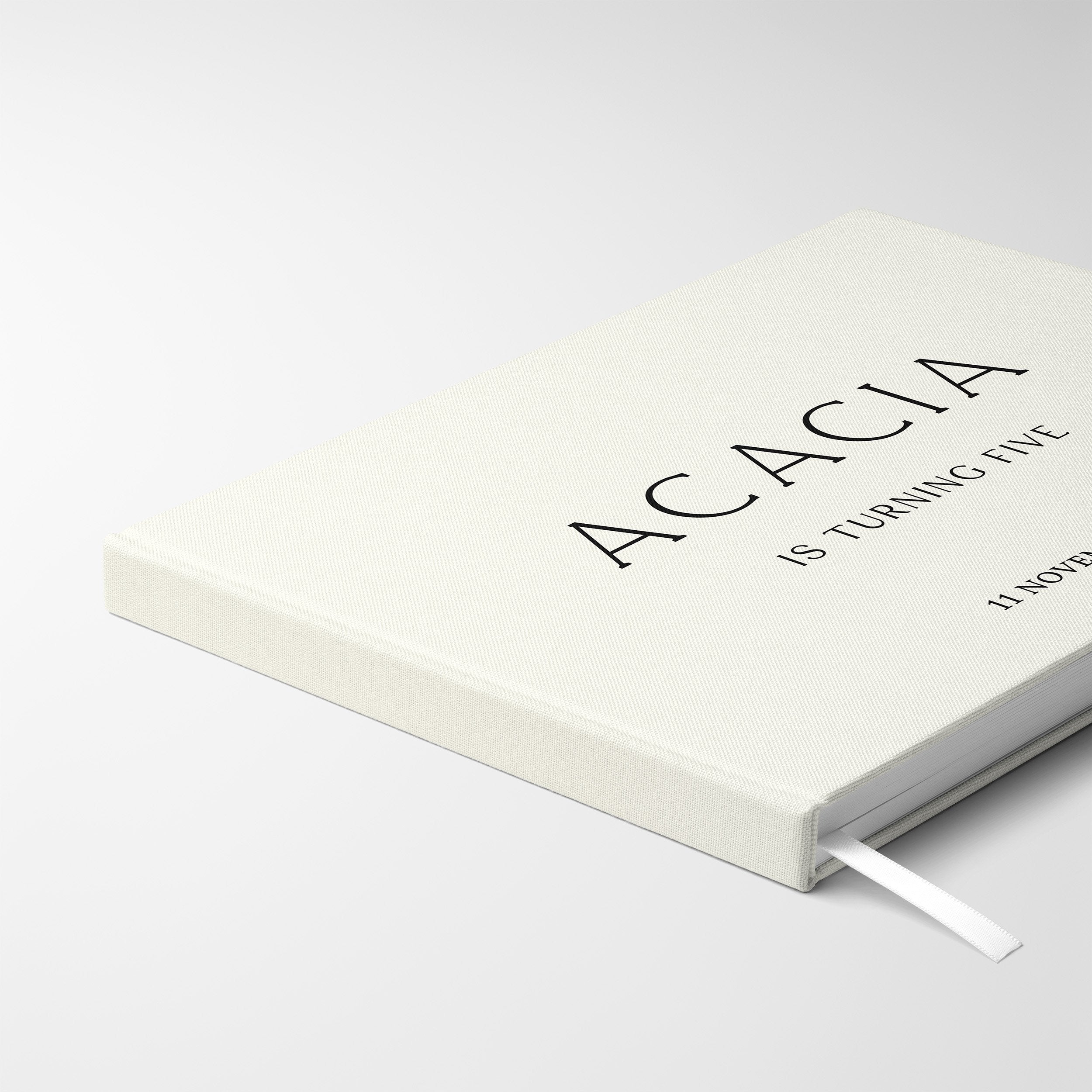 Modern Serif | Birthday Guest Book