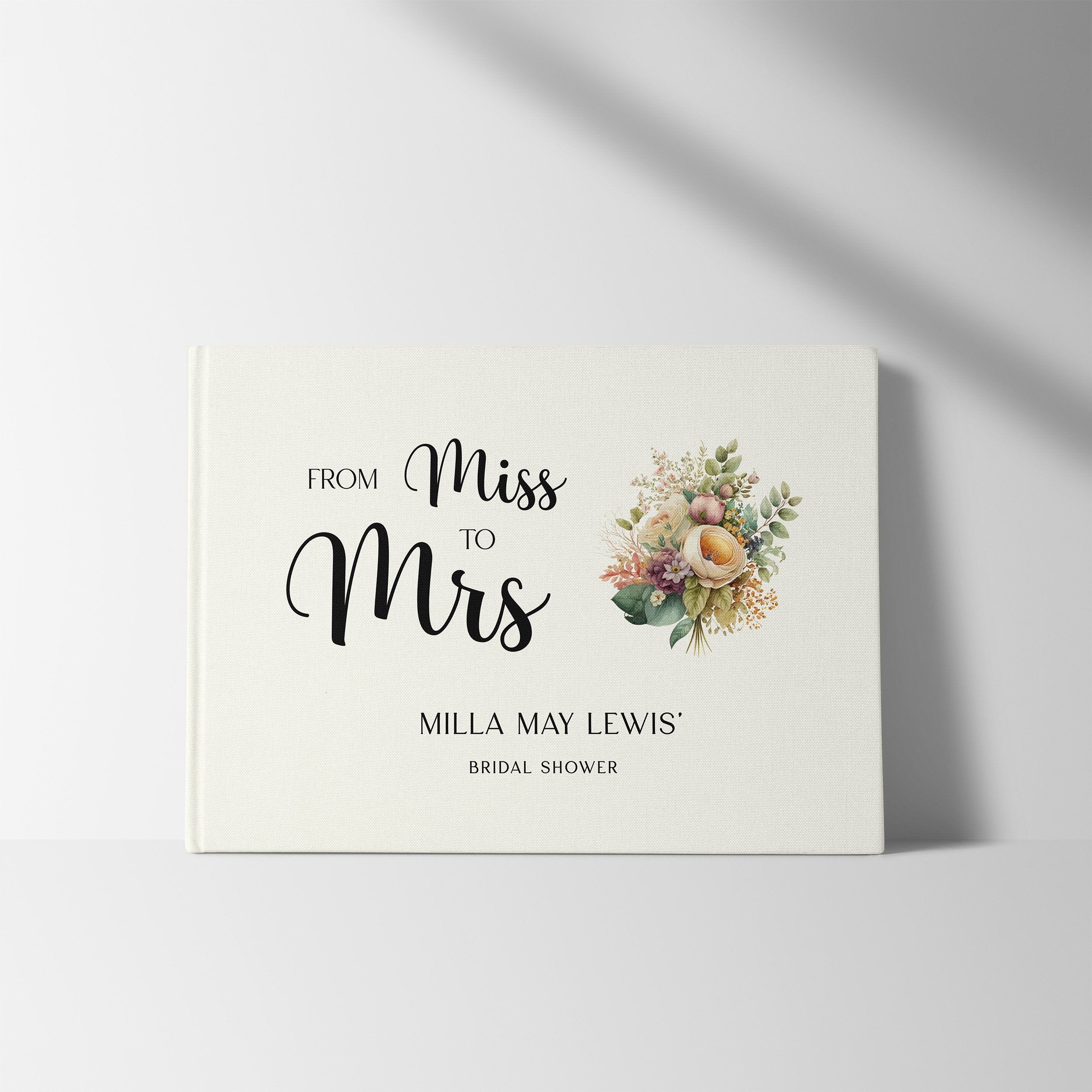 Miss to Mrs | Bridal Shower Guest Book