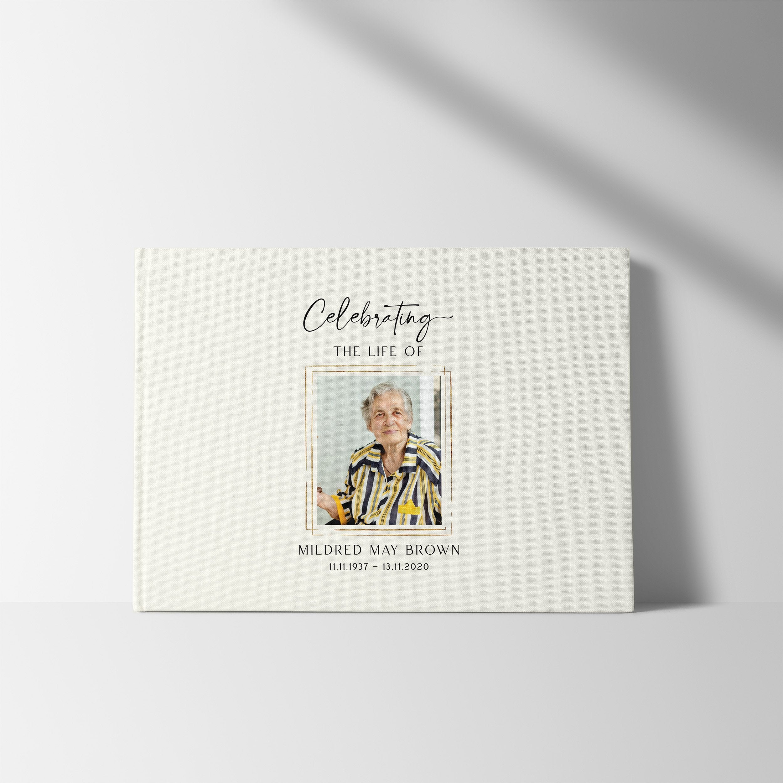 Timeless Tribute | Funeral Guest Book