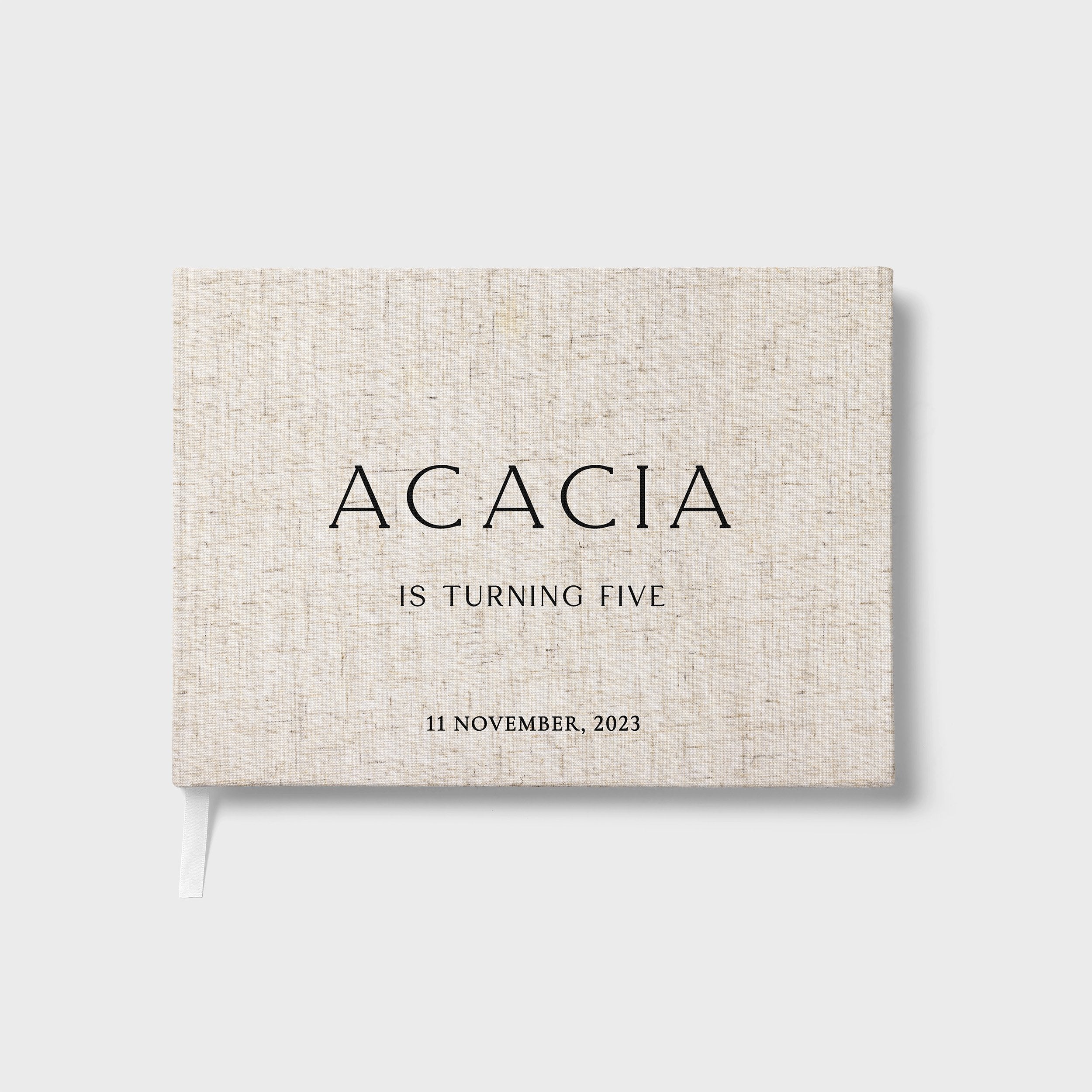 Modern Serif | Birthday Guest Book