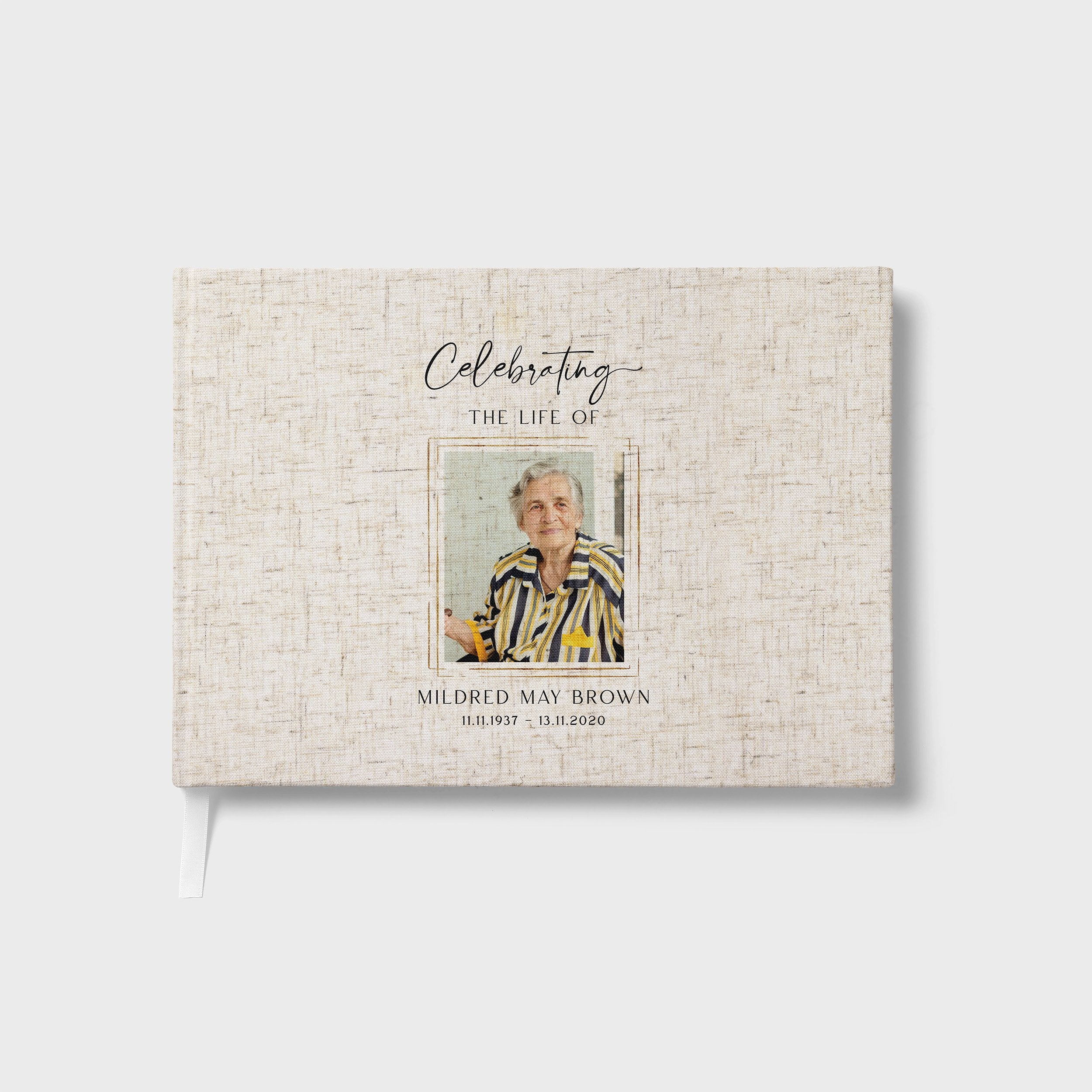 Timeless Tribute | Funeral Guest Book