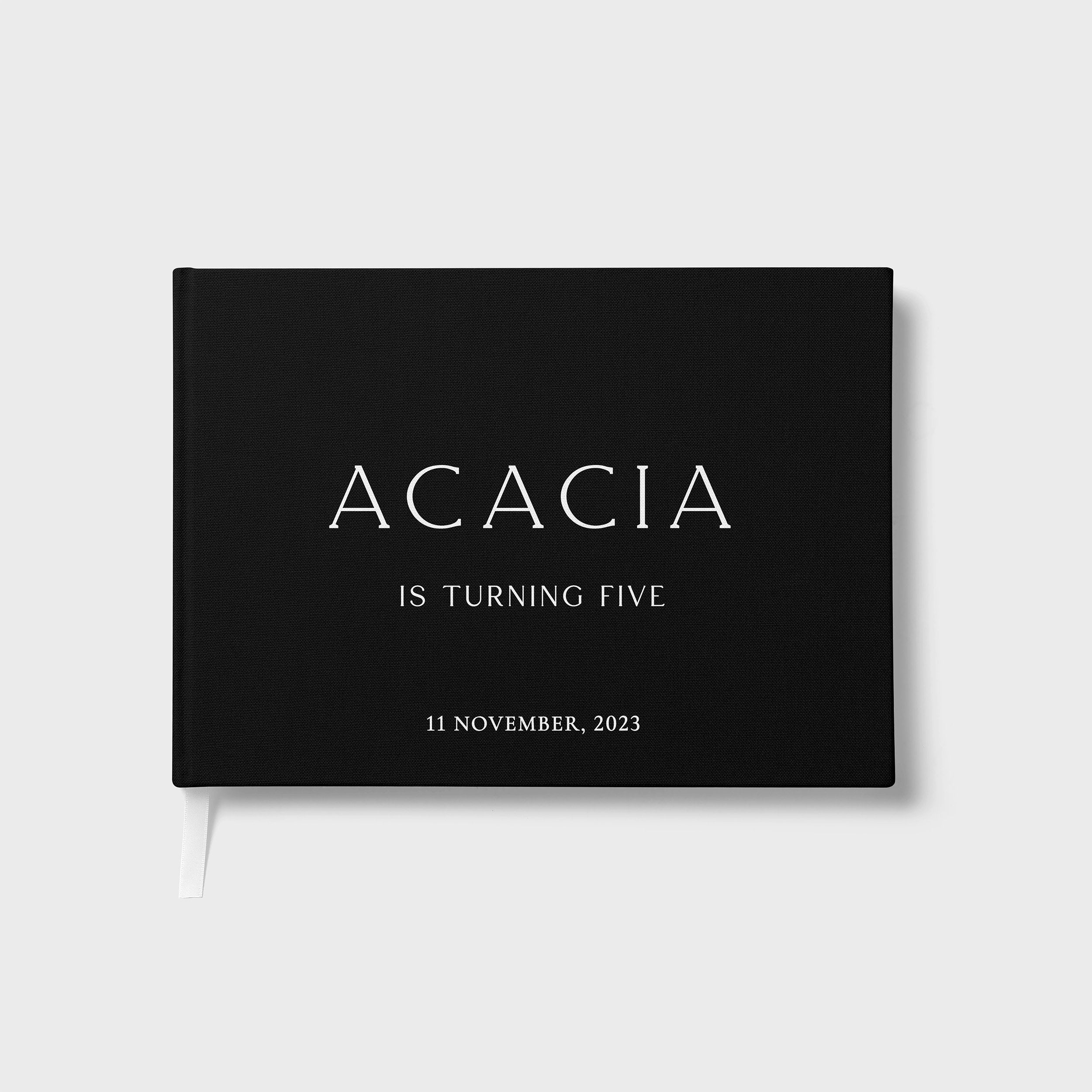 Modern Serif | Birthday Guest Book