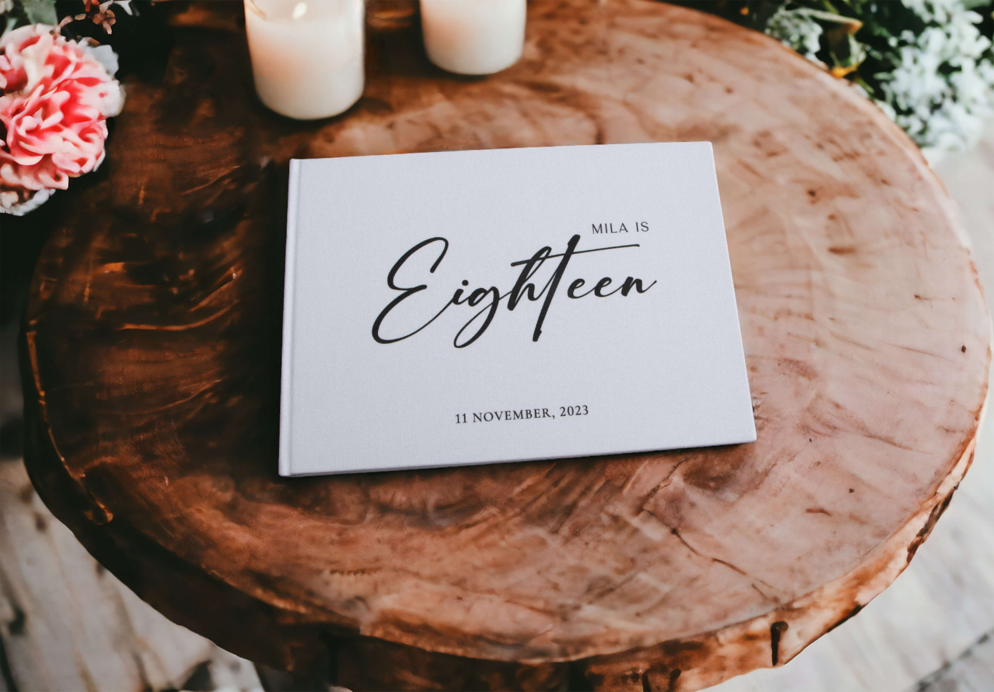 Classic Script | Birthday Guest Book