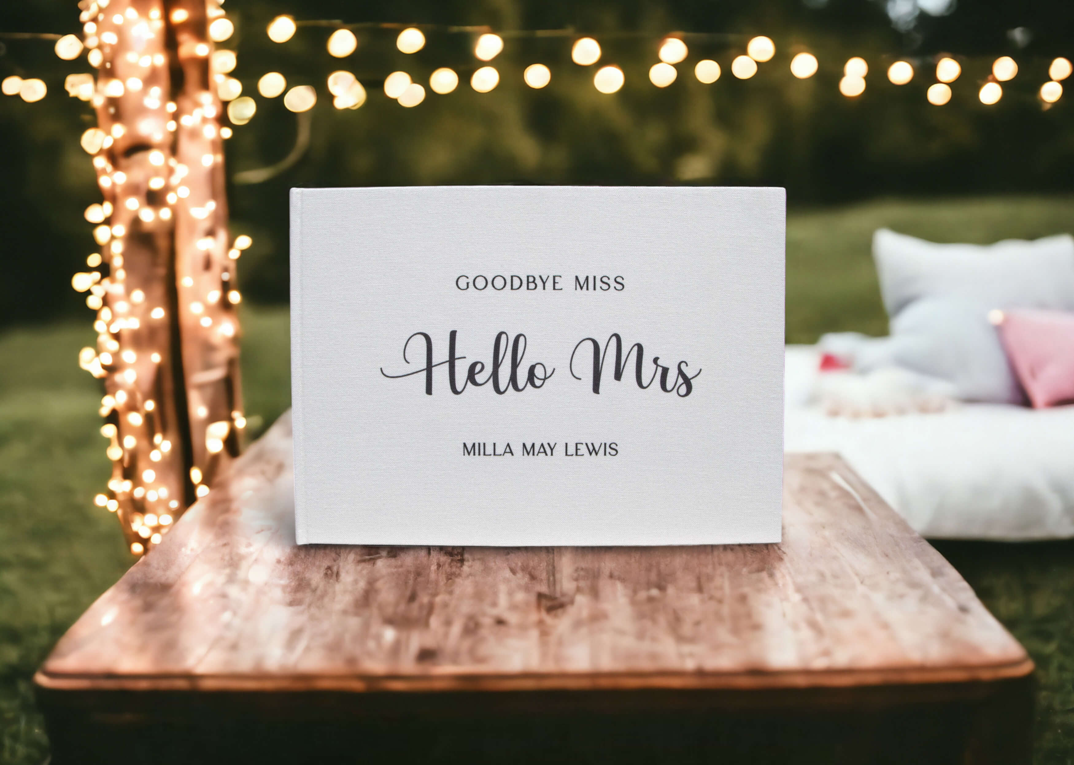 Miss to Mrs | Bridal Shower Guest Book