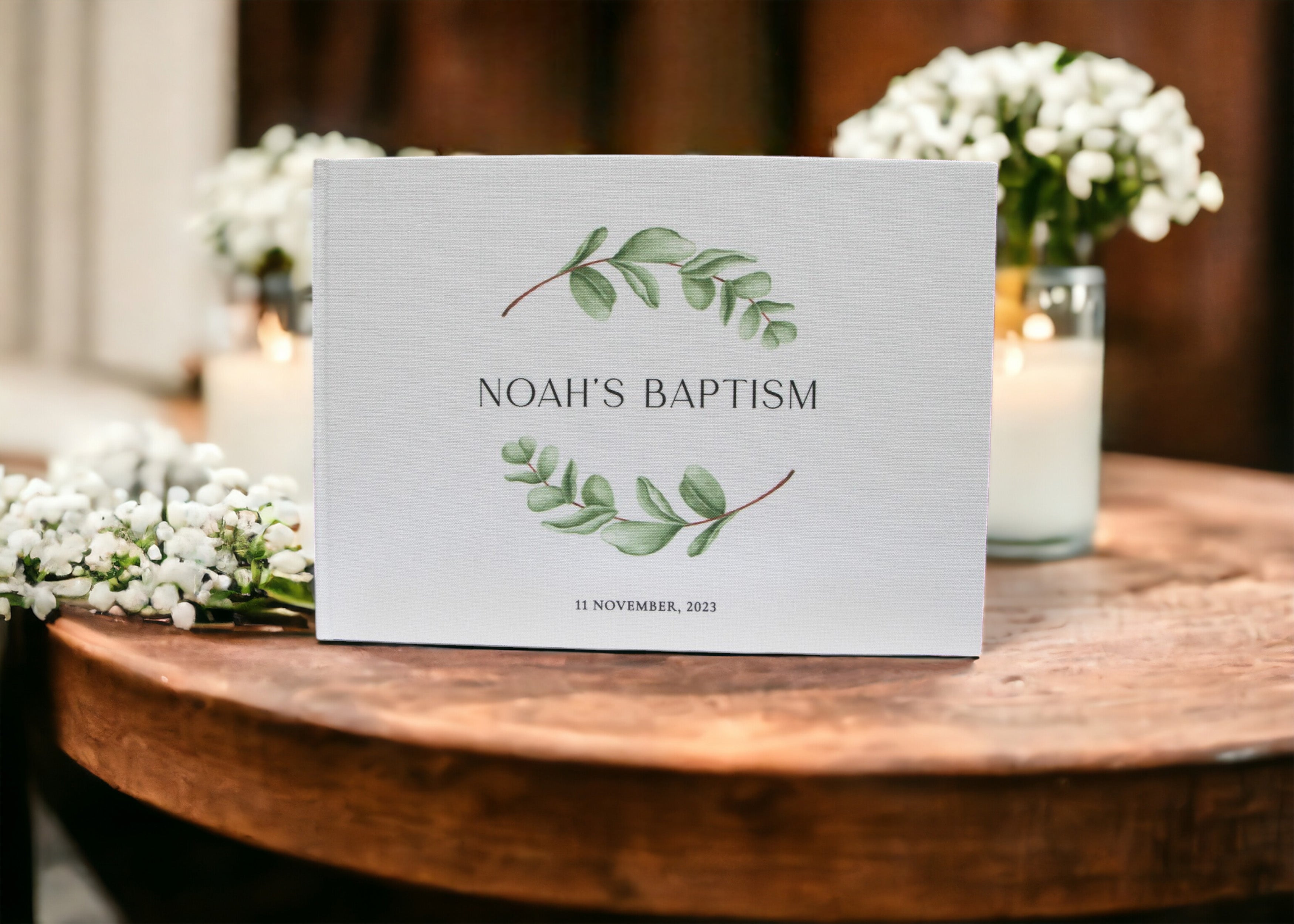 Daisies | Christening Guest Book