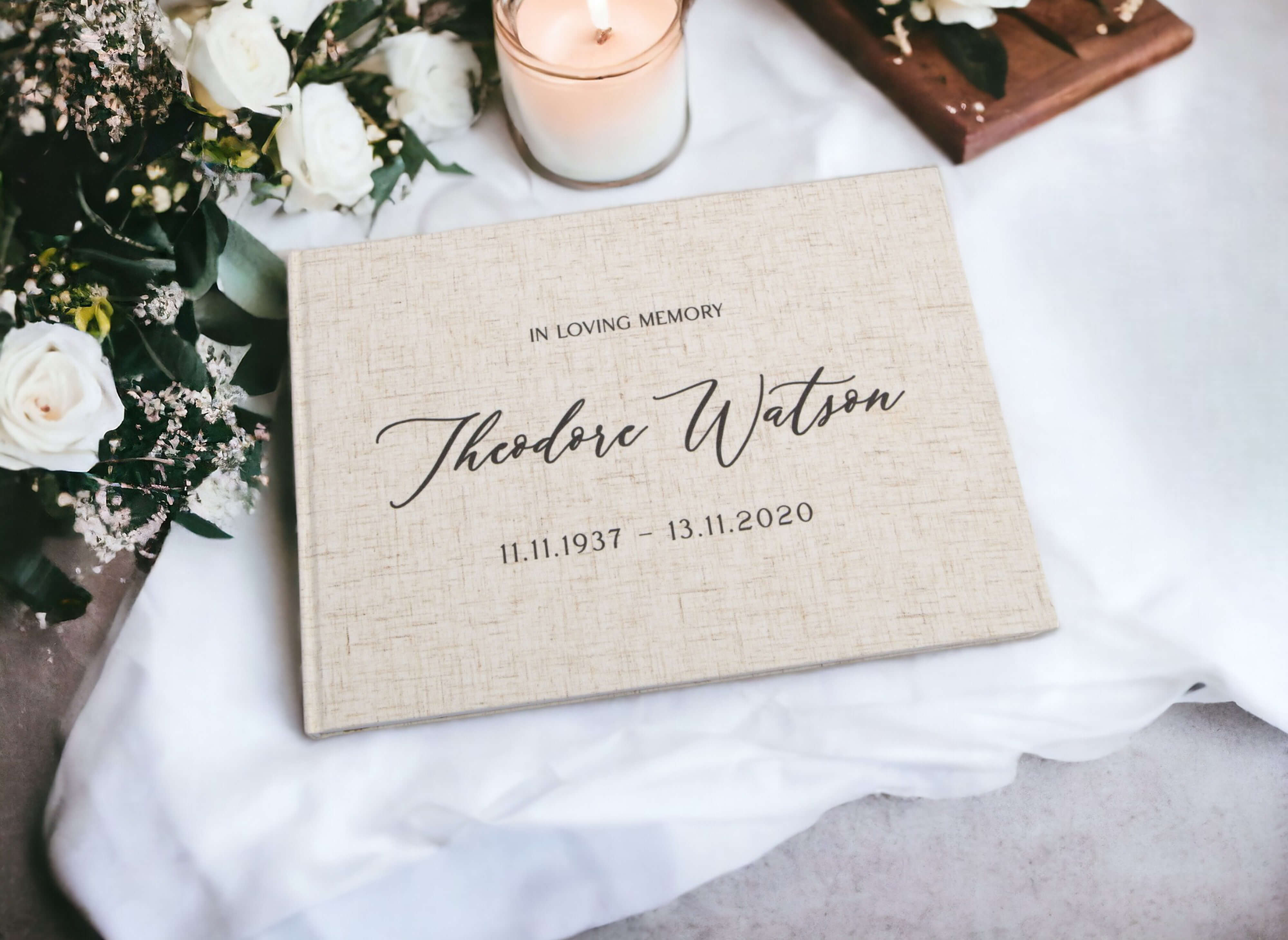 Loving Portrait | Funeral Guest Book